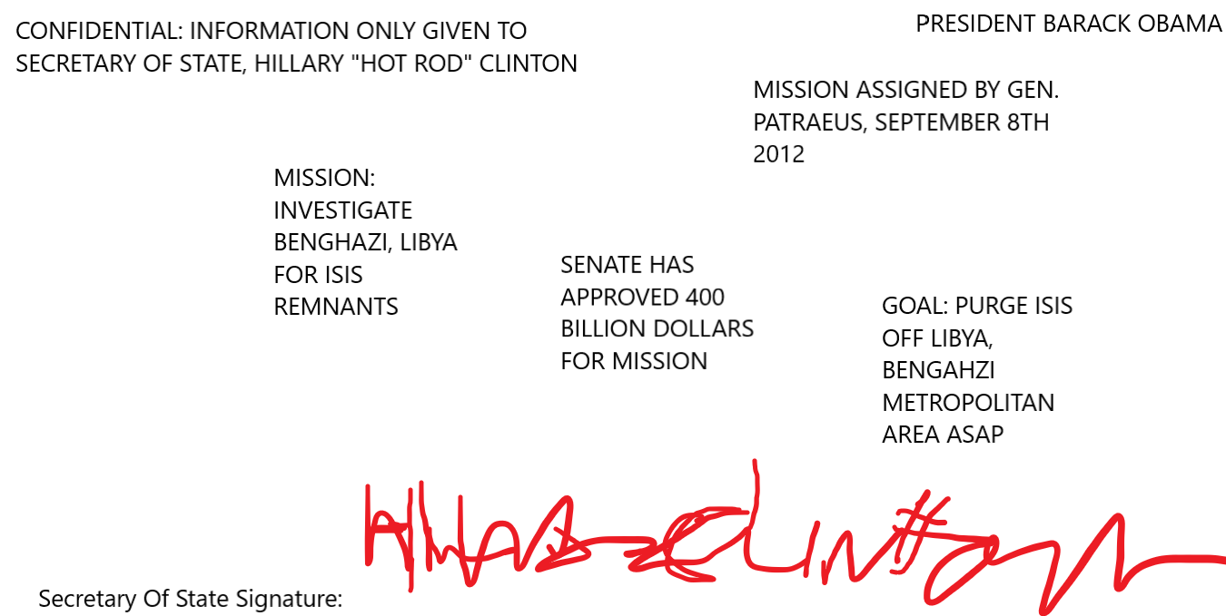 HillaryClintonMemoBenghazi